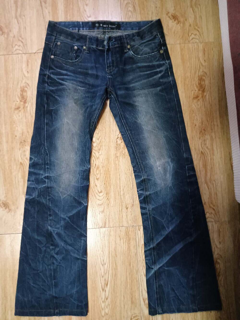 Vintage Japanese Brand Faded Wash Low-rise Denim Jeans Blue size 30